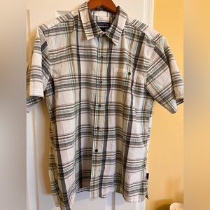 M’s Patagonia SS Striped Size L Organic Cotton